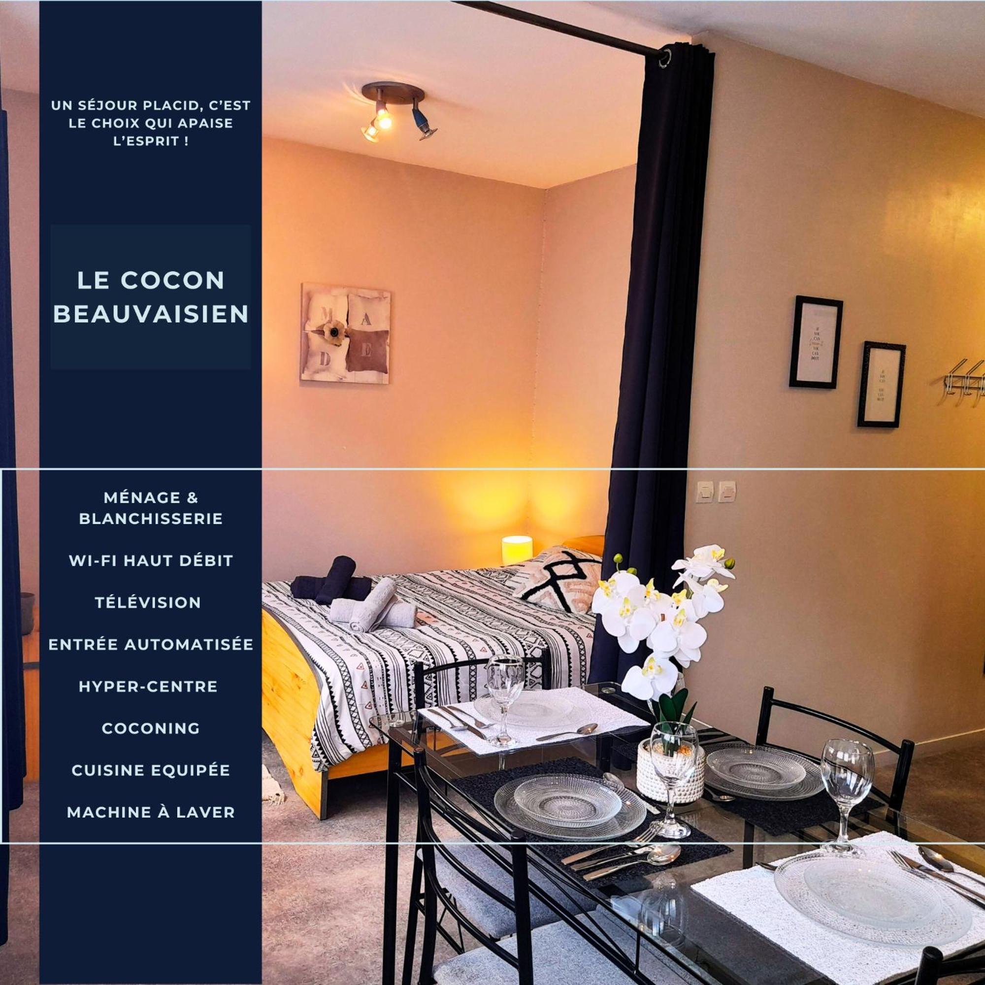 Le Cocon Beauvaisien - Centre Ville Proche Gare Екстер'єр фото